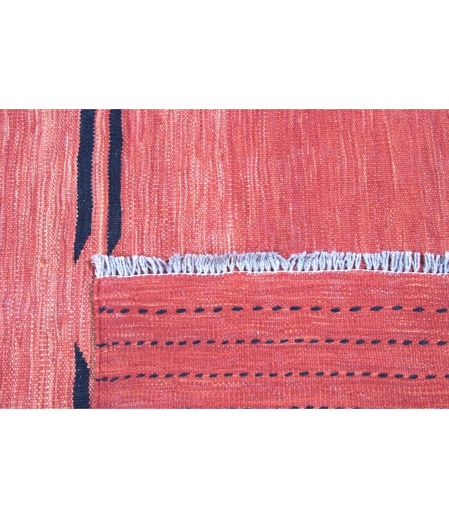 240x186 cm Handgewebter Moderner  Woll-Kelim-Teppich