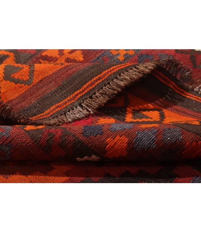 449x266cm Vintage Kelim teppich im alten Stil aus 100 % Wolle Maimana