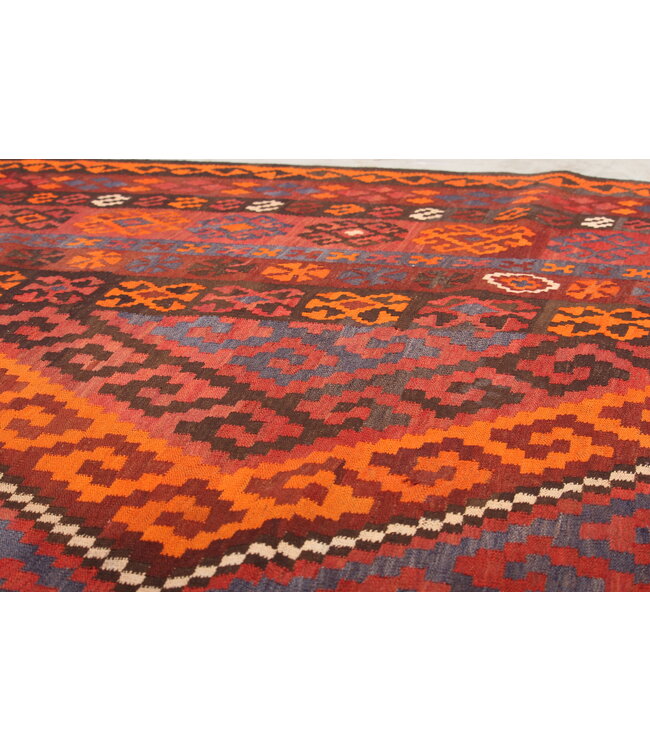 449x266cm  Vintage Kilim Old style 100% wool Kilim Rug Maimana