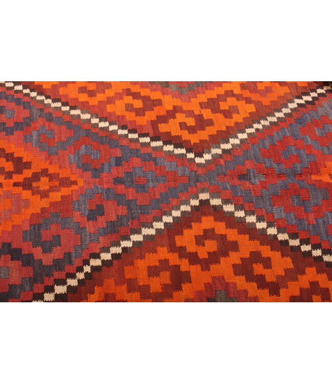 449x266cm Vintage Kelim Oude stijl 100% wollen Kelim Tapijt Maimana