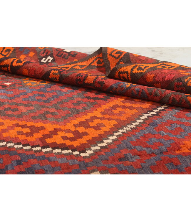 449x266cm  Vintage Kilim Old style 100% wool Kilim Rug Maimana