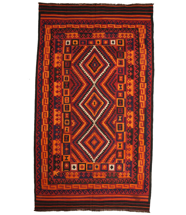 424x234cm  Vintage Kilim Old style 100% wool Kilim Rug Maimana