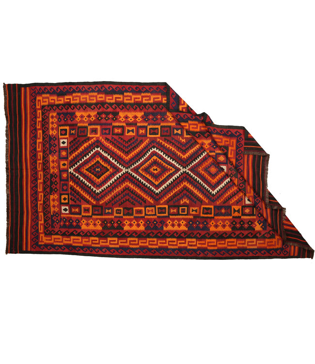 424x234cm  Vintage Kilim Old style 100% wool Kilim Rug Maimana