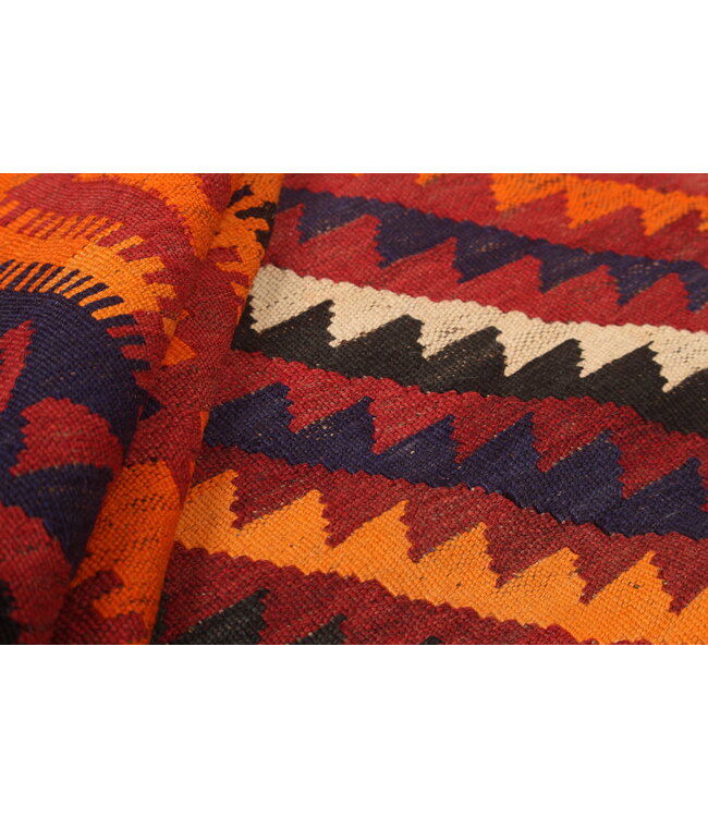 424x234cm Vintage Kelim Oude stijl 100% wollen Kelim Tapijt Maimana