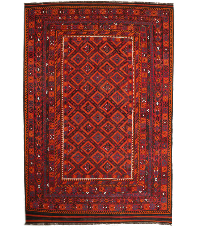 402x268cm  Vintage Kilim Old style 100% wool Kilim Rug Maimana