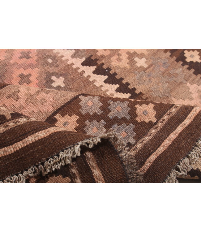 156x102cm Vintage Kelim teppich im alten Stil aus 100 % Wolle Maimana