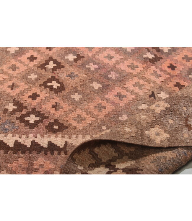 156x102cm Vintage Kelim teppich im alten Stil aus 100 % Wolle Maimana