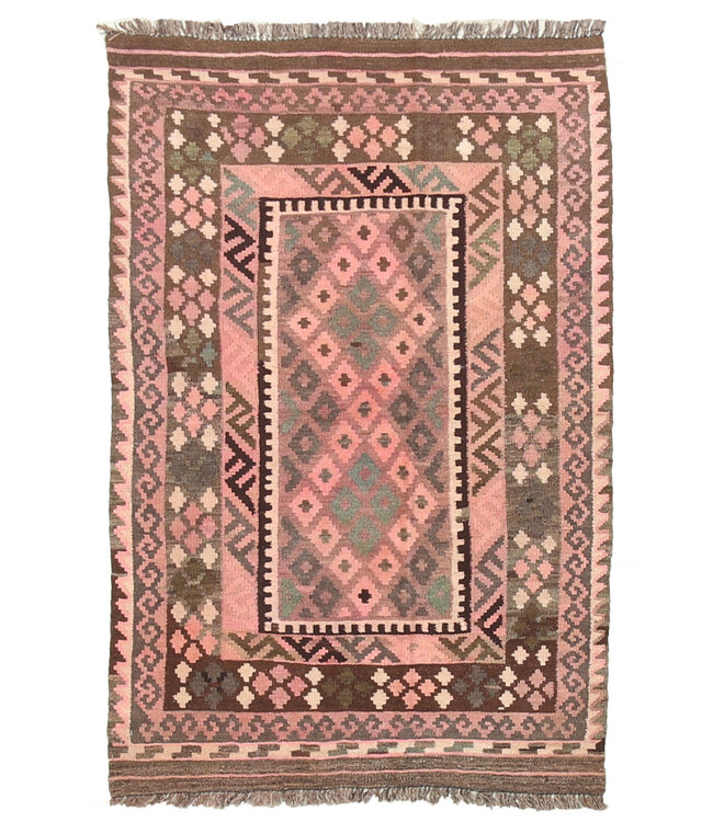 150x101cm  Vintage Kilim Old style 100% wool Kilim Rug Maimana