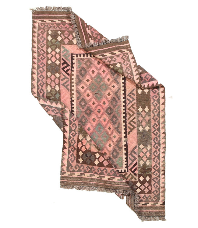 150x101cm Vintage Kelim teppich im alten Stil aus 100 % Wolle Maimana