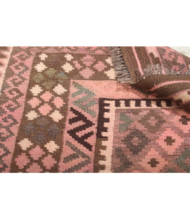 150x101cm Vintage Kelim teppich im alten Stil aus 100 % Wolle Maimana