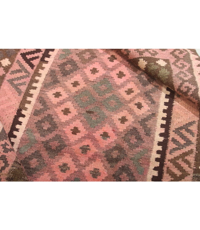 150x101cm Vintage Kelim teppich im alten Stil aus 100 % Wolle Maimana