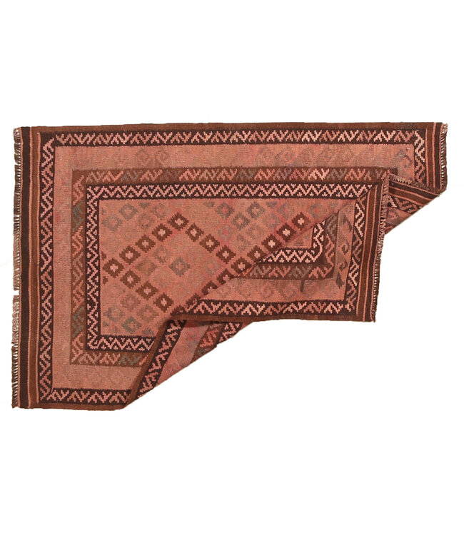 137x94cm Vintage Kelim teppich im alten Stil aus 100 % Wolle Maimana