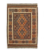 Kelimshop 130x90cm Vintage Kelim teppich im alten Stil aus 100 % Wolle Maimana