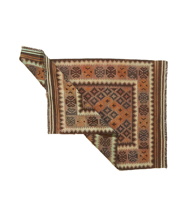 130x90cm Vintage Kilim Old style 100% wool Kilim Rug Maimana