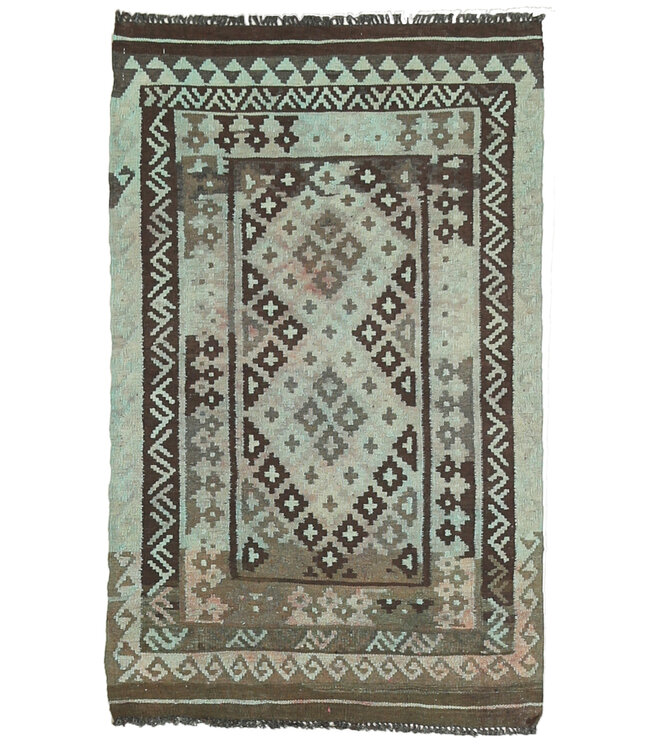 147x87cm Vintage Kilim Old style 100% wool Kilim Rug Maimana