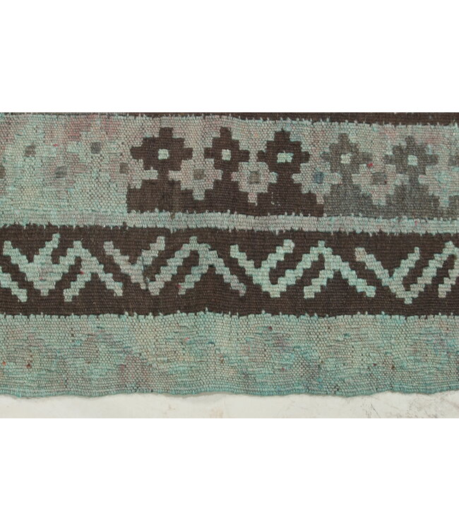 147x87cm Vintage Kelim teppich im alten Stil aus 100 % Wolle Maimana