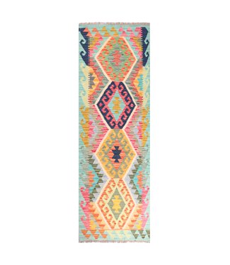 Kelimshop 194x67 cm Handgewebter Kelim Läufer Wollteppich Kelimshop 194x67 cm Handgewebter Kelim Läufer Wollteppich