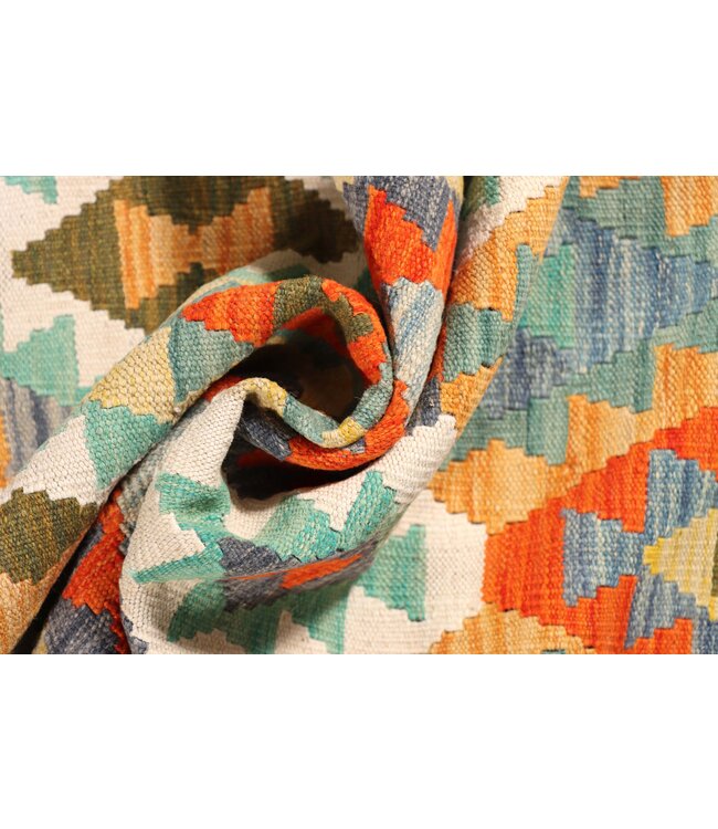 222x75 cm Handwoven Kelim Runner Wool Rug