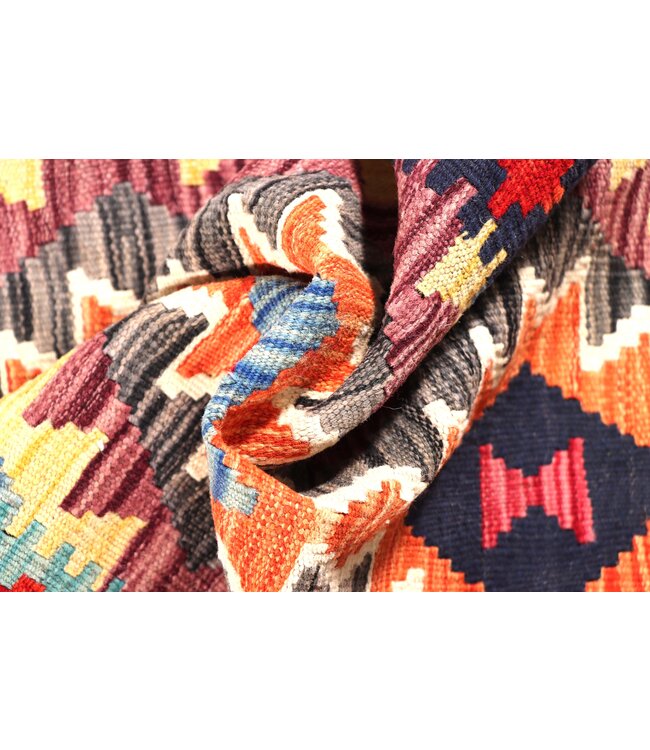 150x55 cm Handwoven Kelim Runner Wool Rug