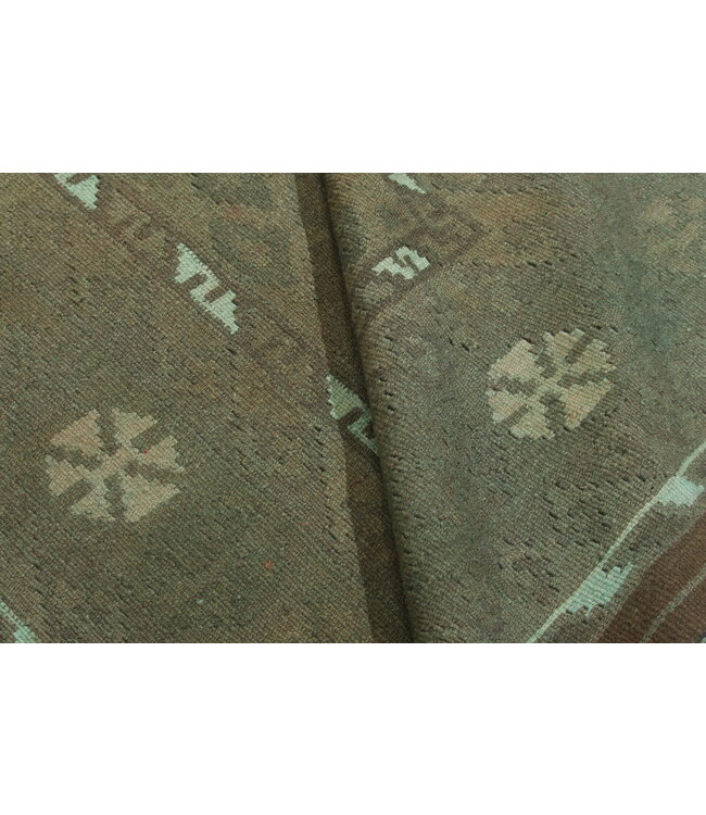 215x125cm Vintage Kelim teppich im alten Stil aus 100 % Wolle Maimana