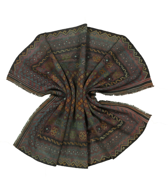 240x161cm Vintage Kilim Old style 100% wool Kilim Rug Maimana