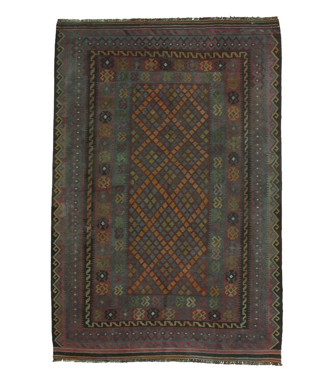 240x161cm Vintage Kilim Old style 100% wool Kilim Rug Maimana