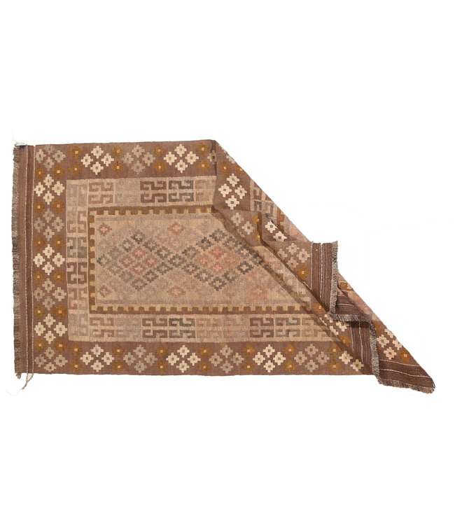 193x104cm Vintage Kilim Old style 100% wool Kilim Rug Maimana