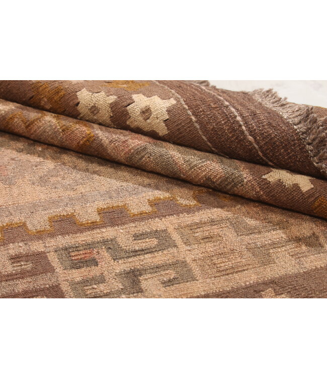193x104cm Vintage Kelim teppich im alten Stil aus 100 % Wolle Maimana