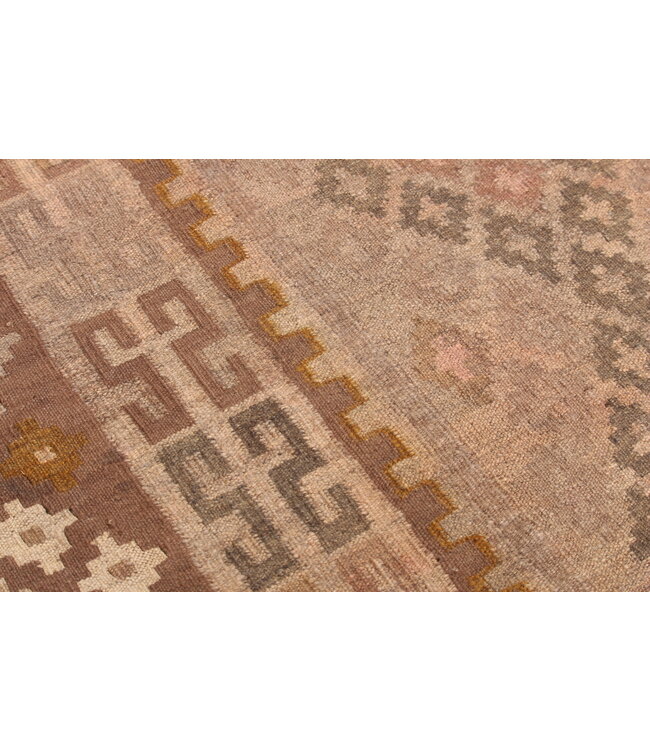 193x104cm Vintage Kelim teppich im alten Stil aus 100 % Wolle Maimana