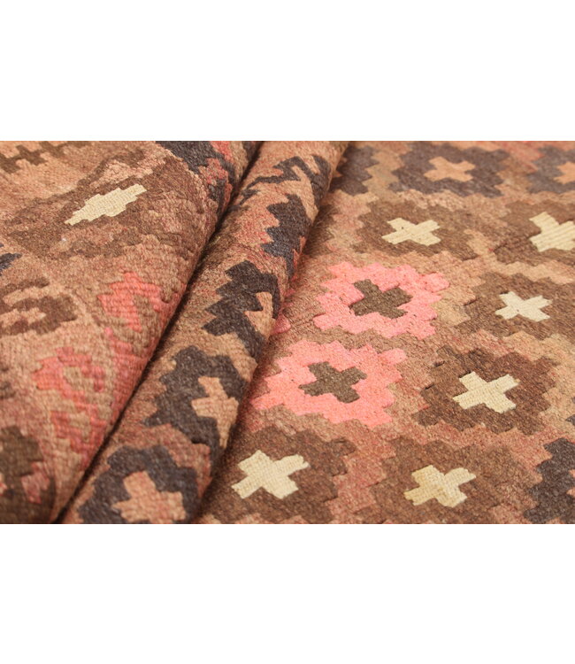 278x213cm Vintage Kelim teppich im alten Stil aus 100 % Wolle Maimana