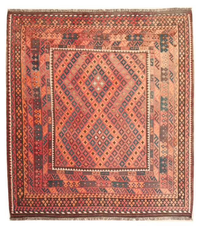 280x255cm Vintage Kilim Old style 100% wool Kilim Rug Maimana