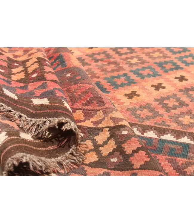 280x255cm Vintage Kelim teppich im alten Stil aus 100 % Wolle Maimana