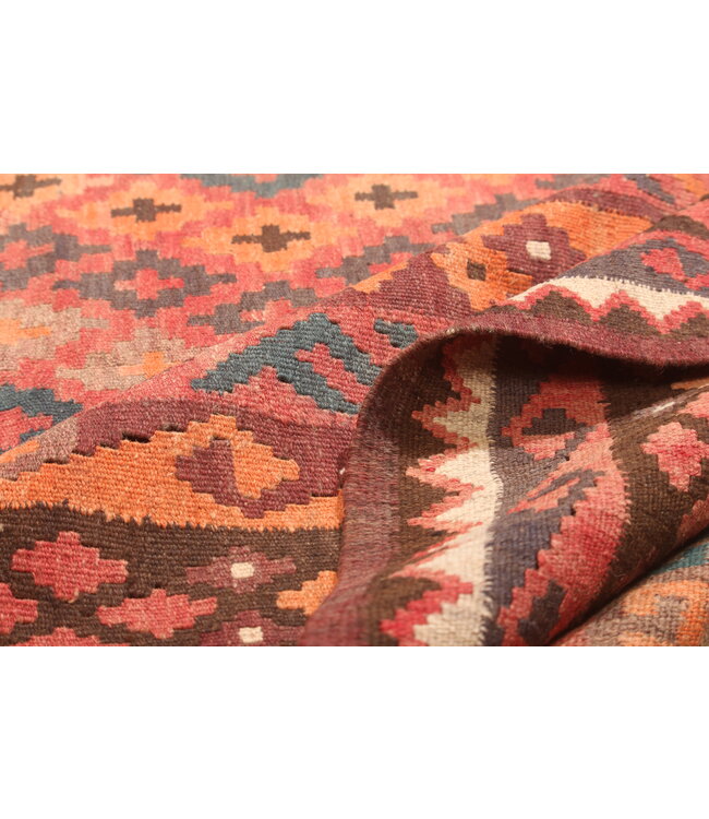 280x255cm Vintage Kelim teppich im alten Stil aus 100 % Wolle Maimana