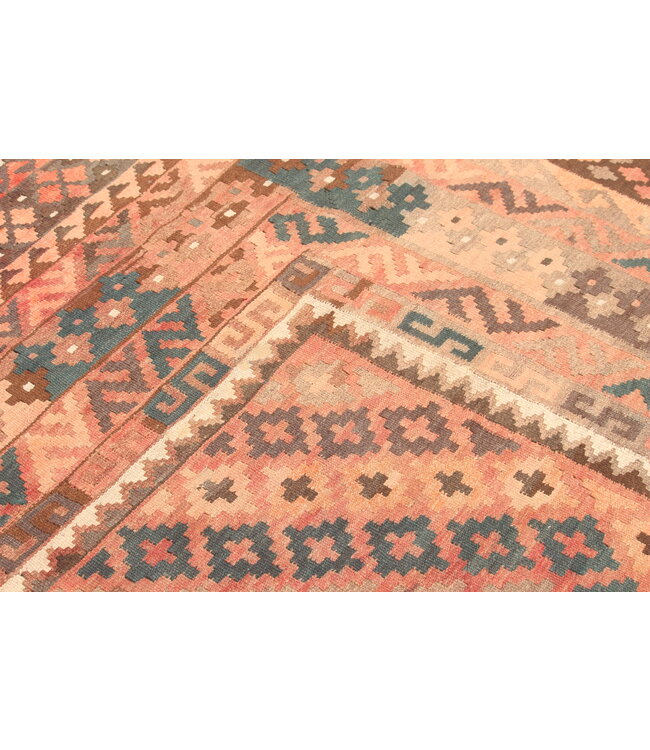 280x255cm Vintage Kelim teppich im alten Stil aus 100 % Wolle Maimana