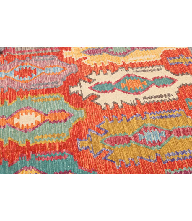 Naila kelim  Handgemacht 243x171cm Traditional Wolle Kelim Teppich