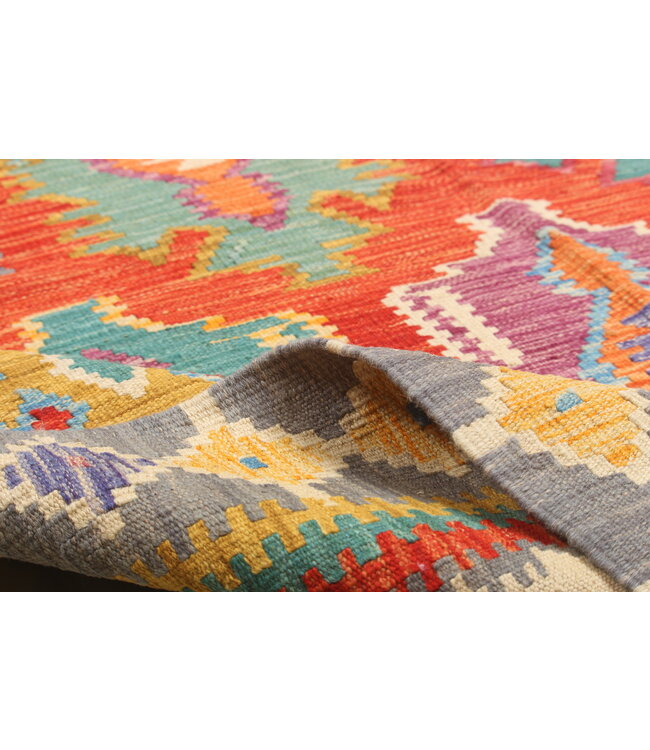 Naila kelim  Handmade  243x171cmTraditional Kilim Area Rug Wool Carpet