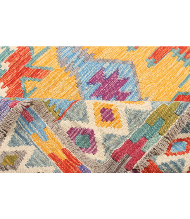 Naila kelim  Handgemacht  353x254cmTraditional Wolle Kelim Teppich