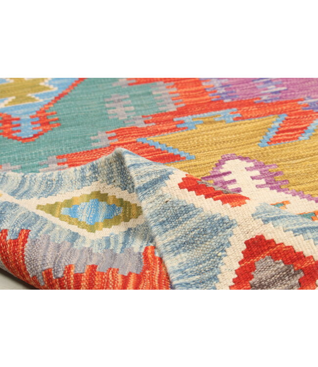 Naila kelim  Handmade 353x254cm Traditional Kilim Area Rug Wool Carpet