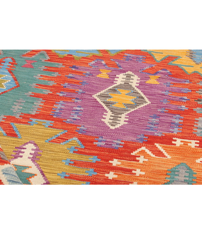 Naila kelim  Handmade 353x254cm Traditional Kilim Area Rug Wool Carpet