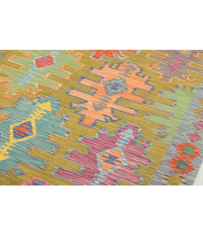 Naila kelim  Handmade  303x246 cm Traditional Kilim Area Rug Wool Carpet