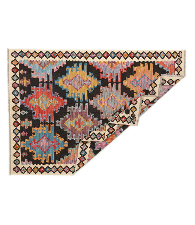 Naila kelim  Handmade  248x174 cm Traditional Kilim Area Rug Wool Carpet