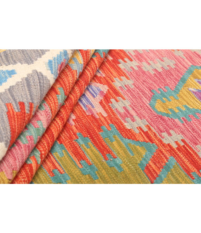 Naila kelim  Handmade  306x254 cm Traditional Kilim Area Rug Wool Carpet