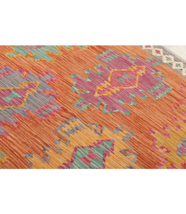 Naila kelim  Handmade  202x149 cm Traditional Kilim Area Rug Wool Carpet