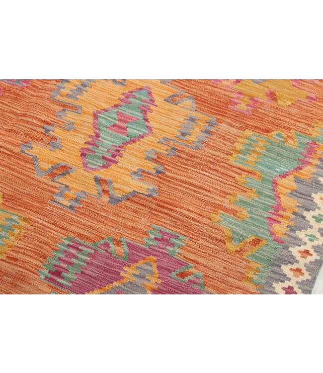 Naila kelim  Handmade  202x149 cm Traditional Kilim Area Rug Wool Carpet