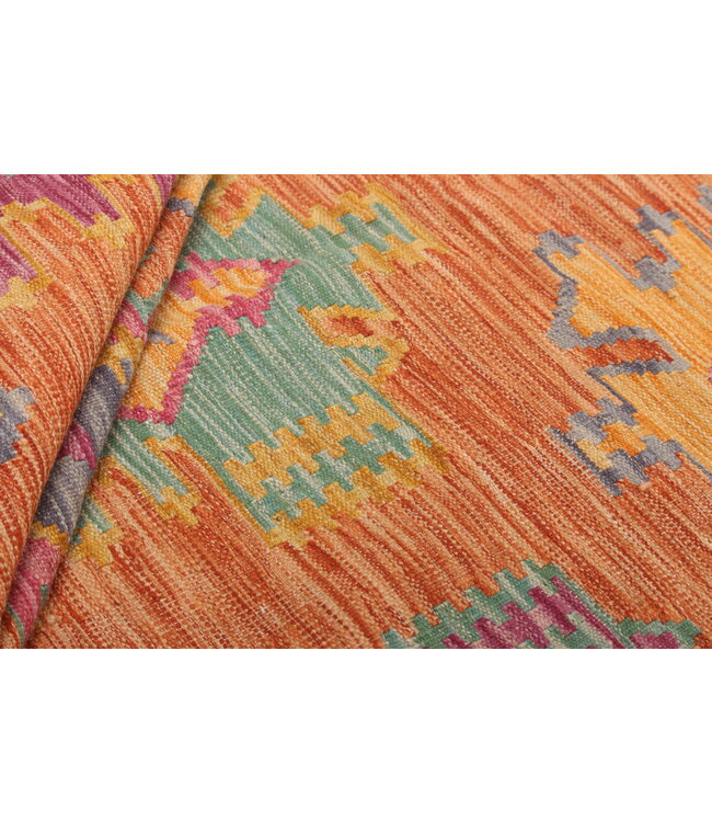 Naila kelim  Handmade  202x149 cm Traditional Kilim Area Rug Wool Carpet