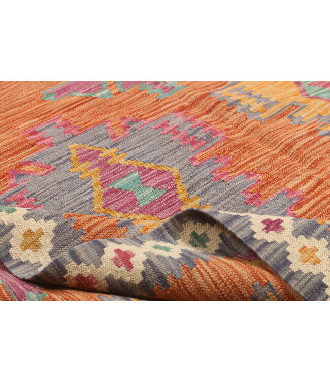 Naila kelim  Handmade  202x149 cm Traditional Kilim Area Rug Wool Carpet