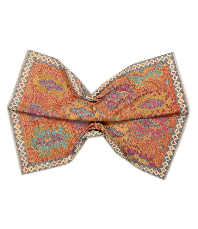 Naila kelim Handgeweven 202x149 cm Traditional Kelim Tapijt Wol