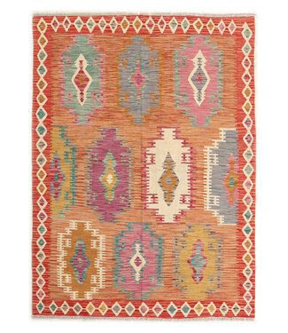 Kelimshop Naila kelim Handmade 198x148 cm Traditional Kilim Area Rug Wool Carpet Kelimshop Naila kelim Handmade 198x148 cm Traditional Kilim Area Rug Wool Carpet
