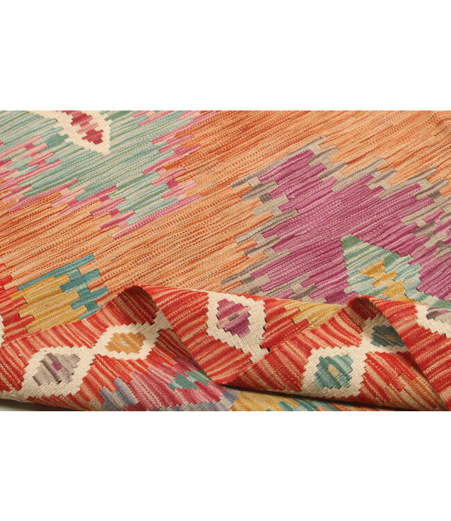 Naila kelim  Handmade  198x148 cm  Traditional Kilim Area Rug Wool Carpet