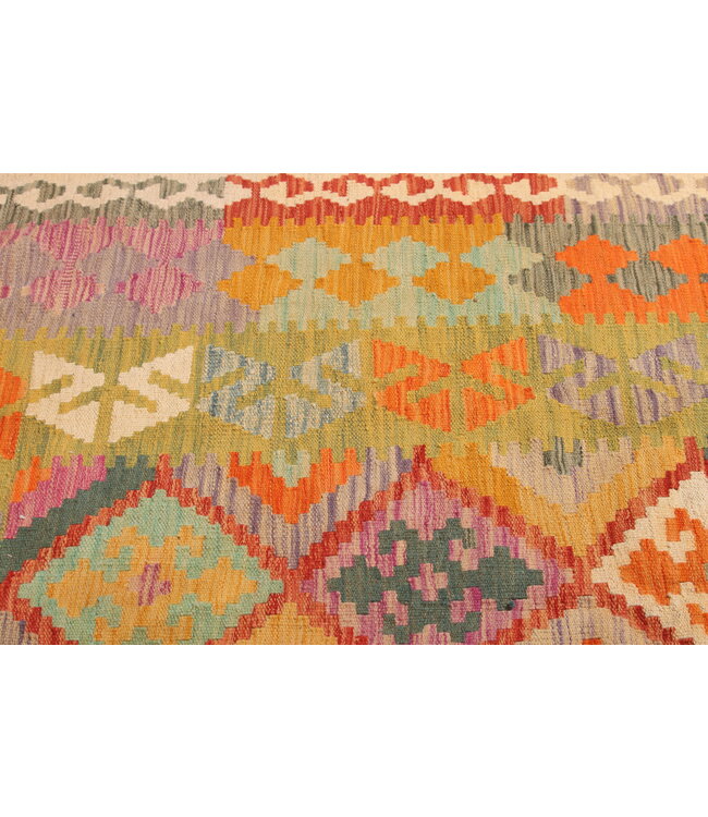 Naila kelim  Handmade  302x266 cmTraditional Kilim Area Rug Wool Carpet